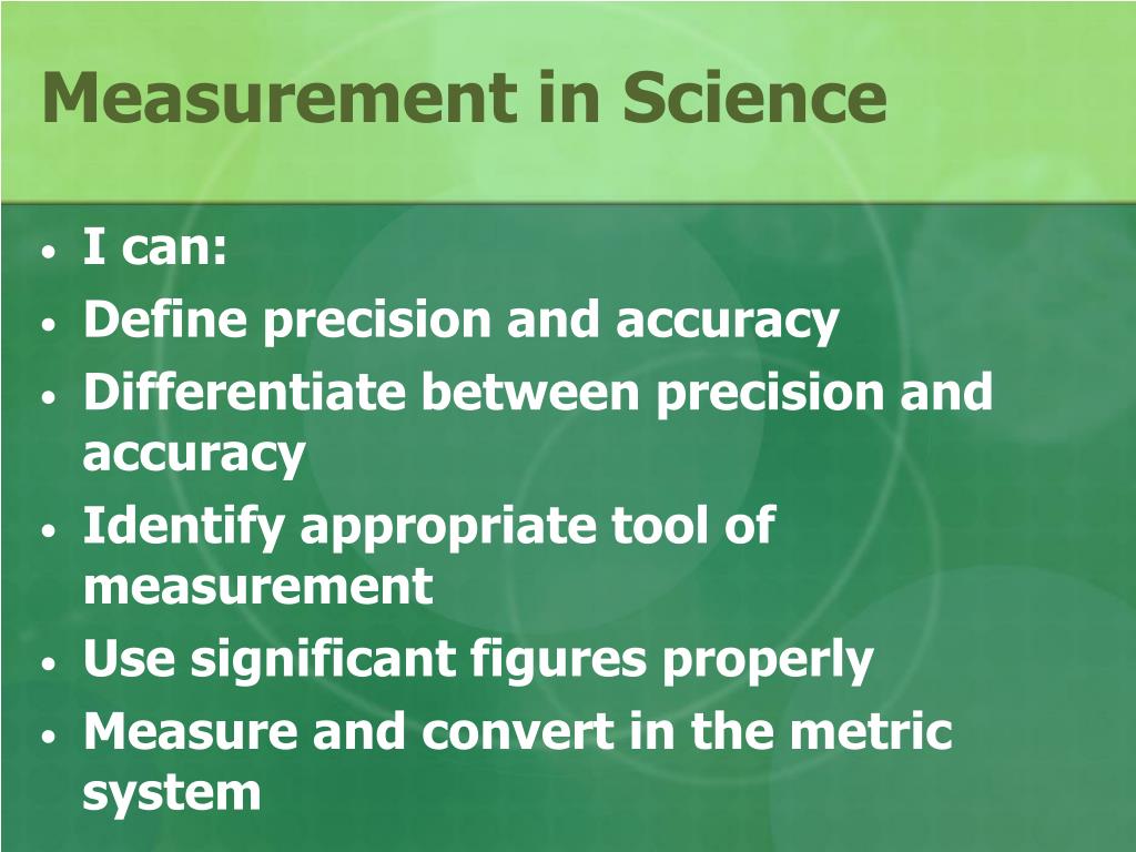 PPT Measurement in Science PowerPoint Presentation, free download