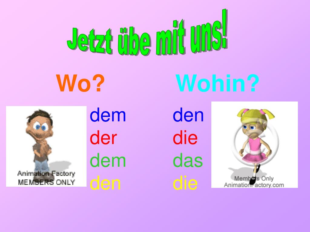 PPT Präpositionen mit Dativ und Akkusativ PowerPoint Presentation