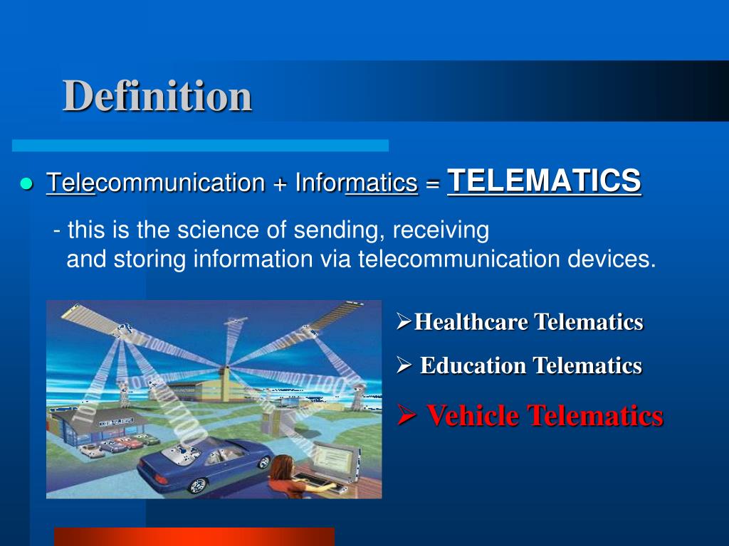 PPT TELEMATICS PowerPoint Presentation, free download ID3023069