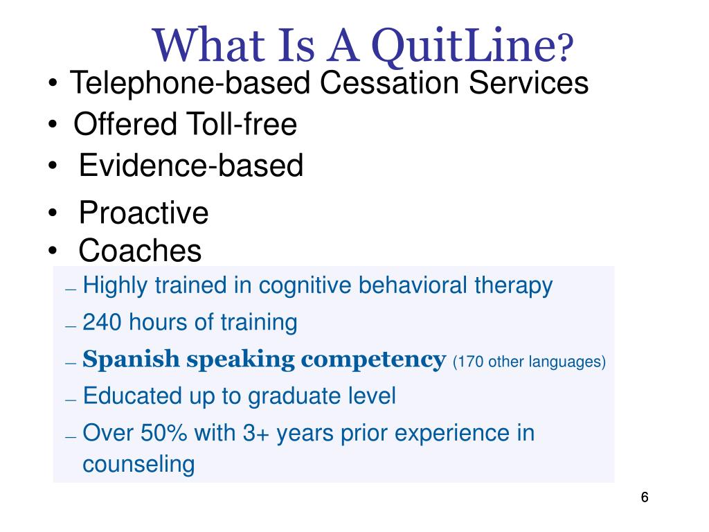 PPT Indiana Tobacco QuitLine & TPC Preferred Provider Network PowerPoint Presentation ID3023265