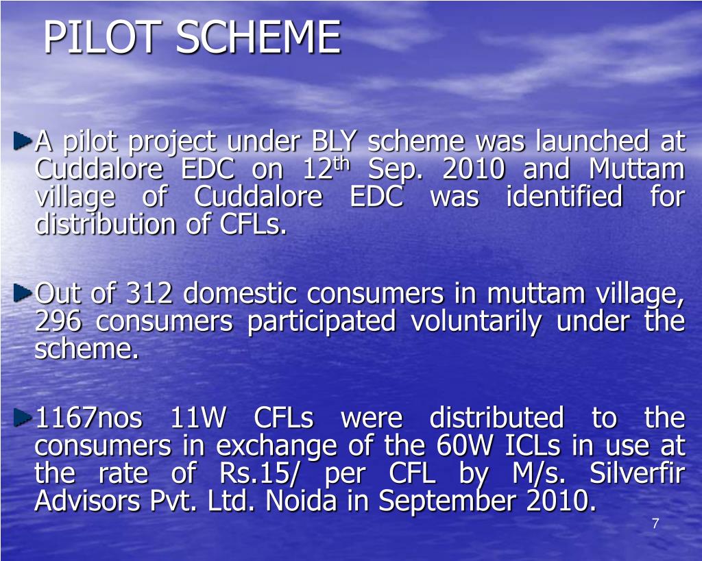 PPT PRESENT STATUS OF BACHAT LAMP YOJANA SCHEME IN TAMILNADU