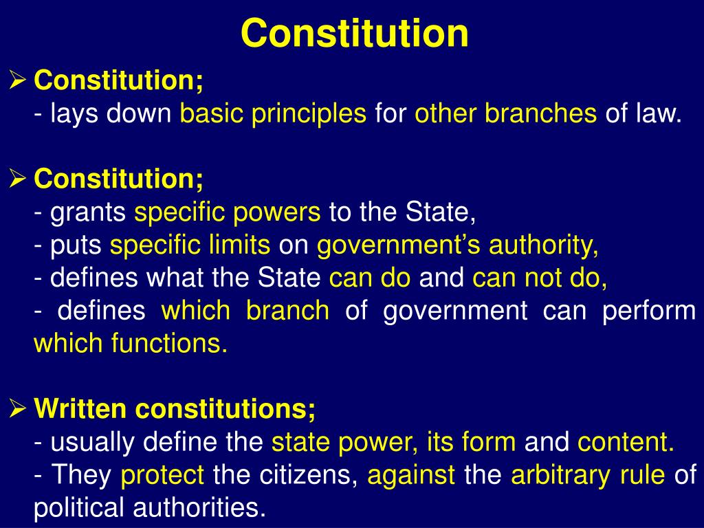 PPT Constitutional Law PowerPoint Presentation, free download ID