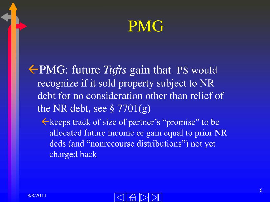PPT Partnership Allocations Nonrecourse Deductions and Liabilities