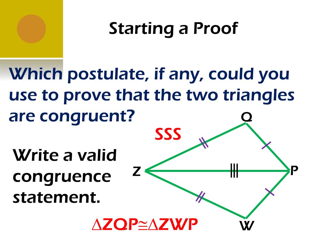 PPT Triangle Congruence PowerPoint Presentation, free download ID
