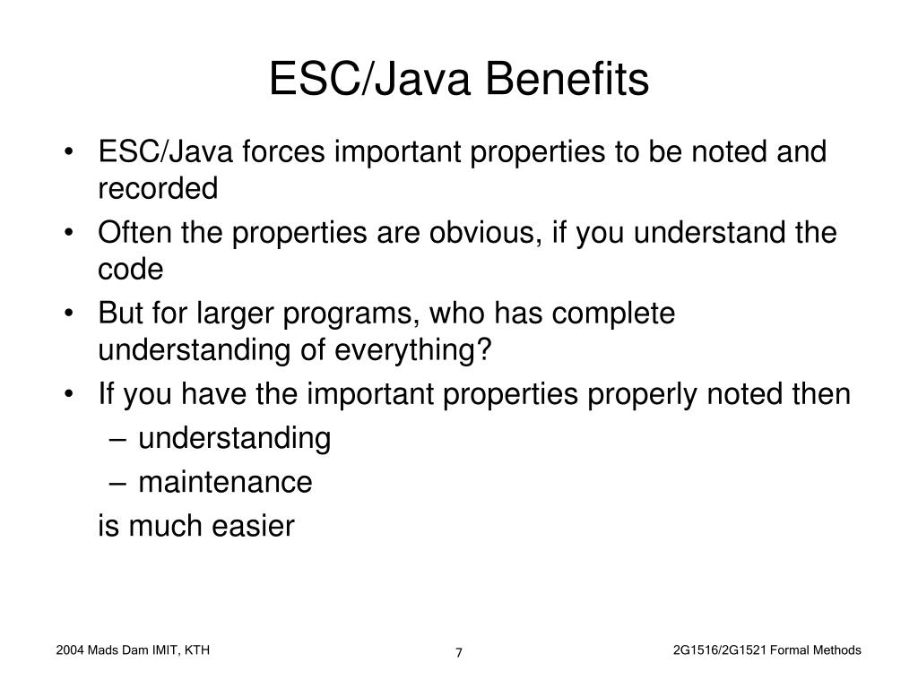 PPT Brief Introduction to ESC/Java PowerPoint Presentation, free