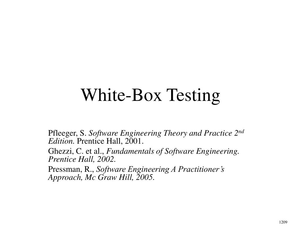 PPT WhiteBox Testing PowerPoint Presentation, free download ID3029126