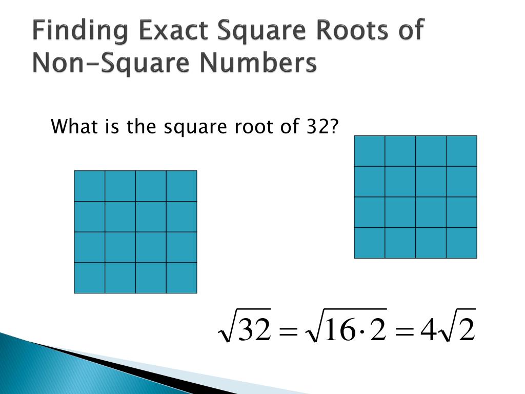 PPT What makes a number a “perfect square? PowerPoint Presentation
