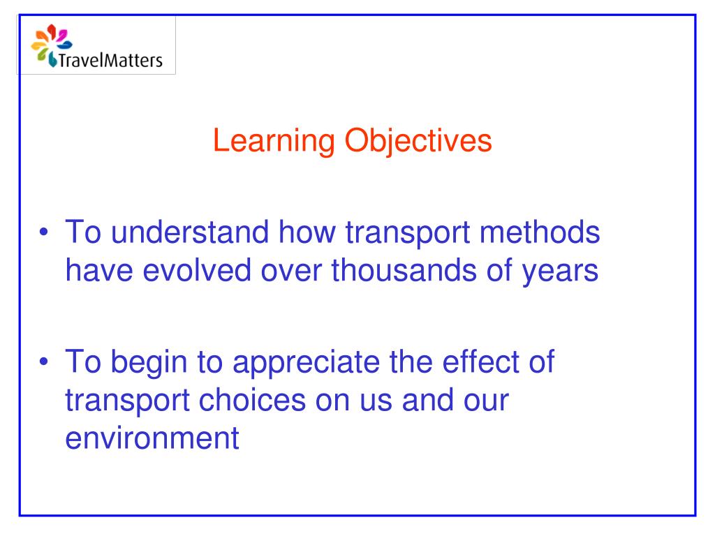 PPT How Has Transport Changed? PowerPoint Presentation, free download