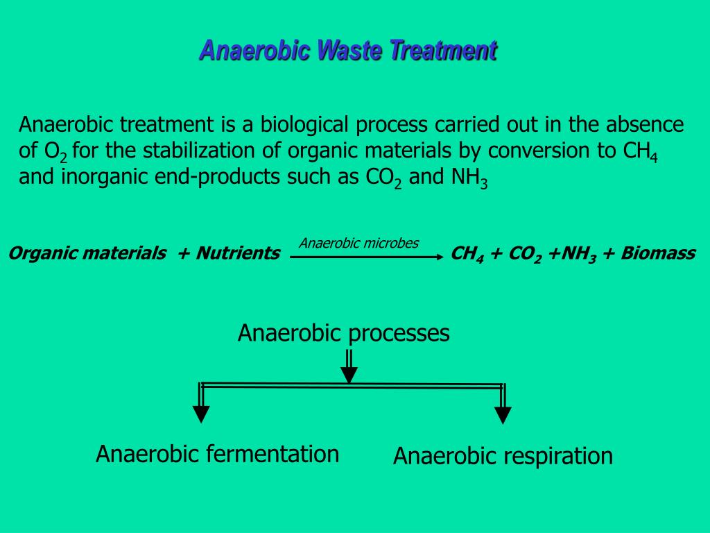 PPT Anaerobic Treatment of Industrial Wastewater PowerPoint