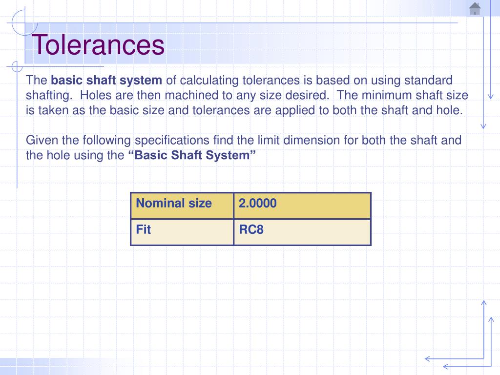 PPT Tolerance Calculations PowerPoint Presentation, free download