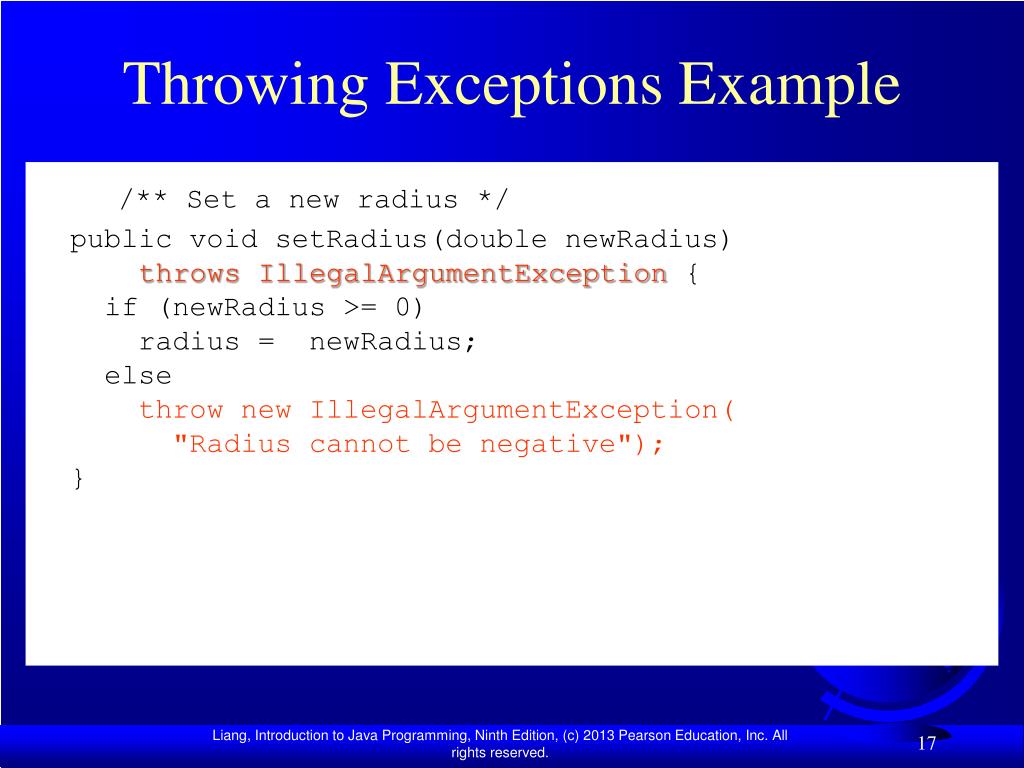 PPT Chapter 14 Exception Handling and Text IO PowerPoint Presentation