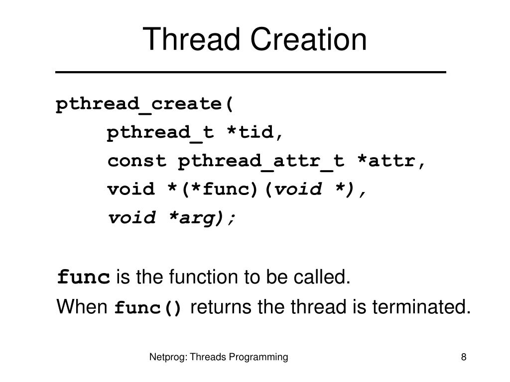 PPT Threads Programming PowerPoint Presentation, free download ID3036243