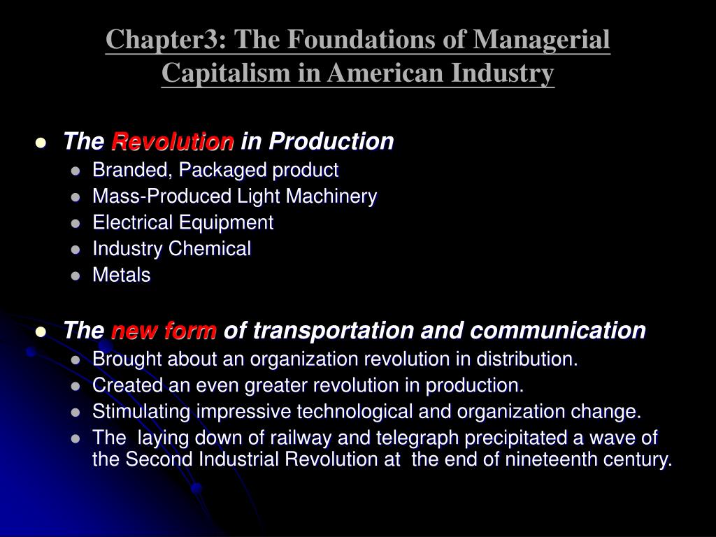 PPT SCALE AND SCOPE The Dynamics of Industrial Capitalism PowerPoint