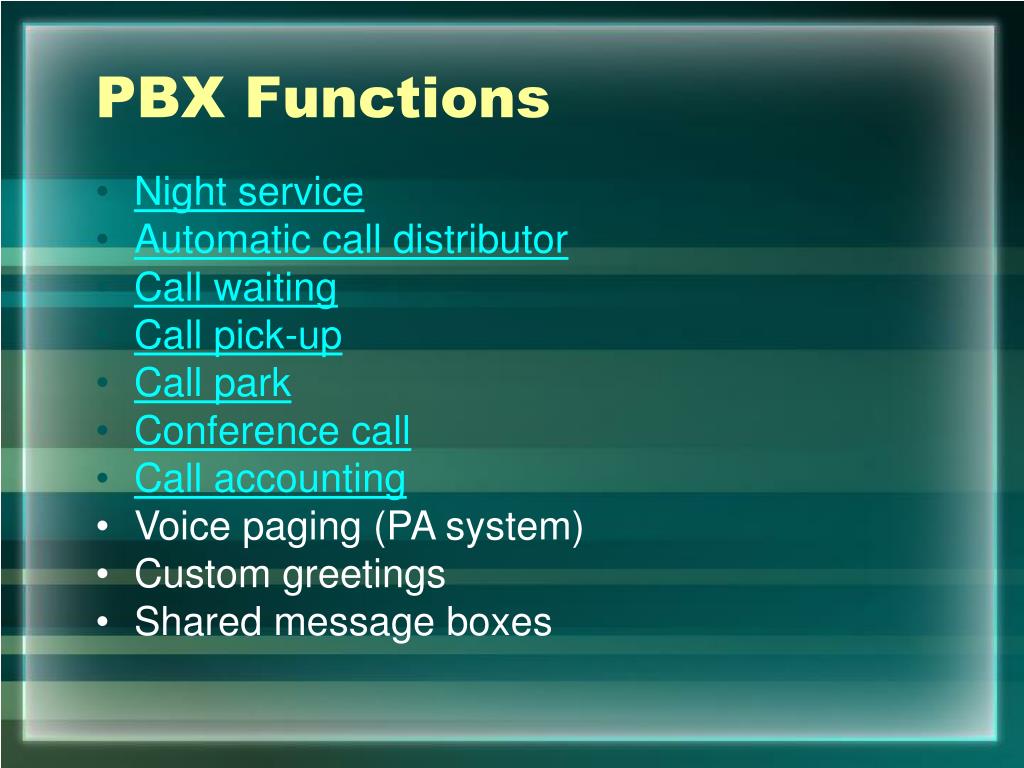 PPT Lines and Trunks (Ch. 7) PBX (Ch. 9) Key Telephone Systems (Ch