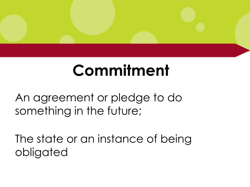 PPT Commitment PowerPoint Presentation, free download ID3041212