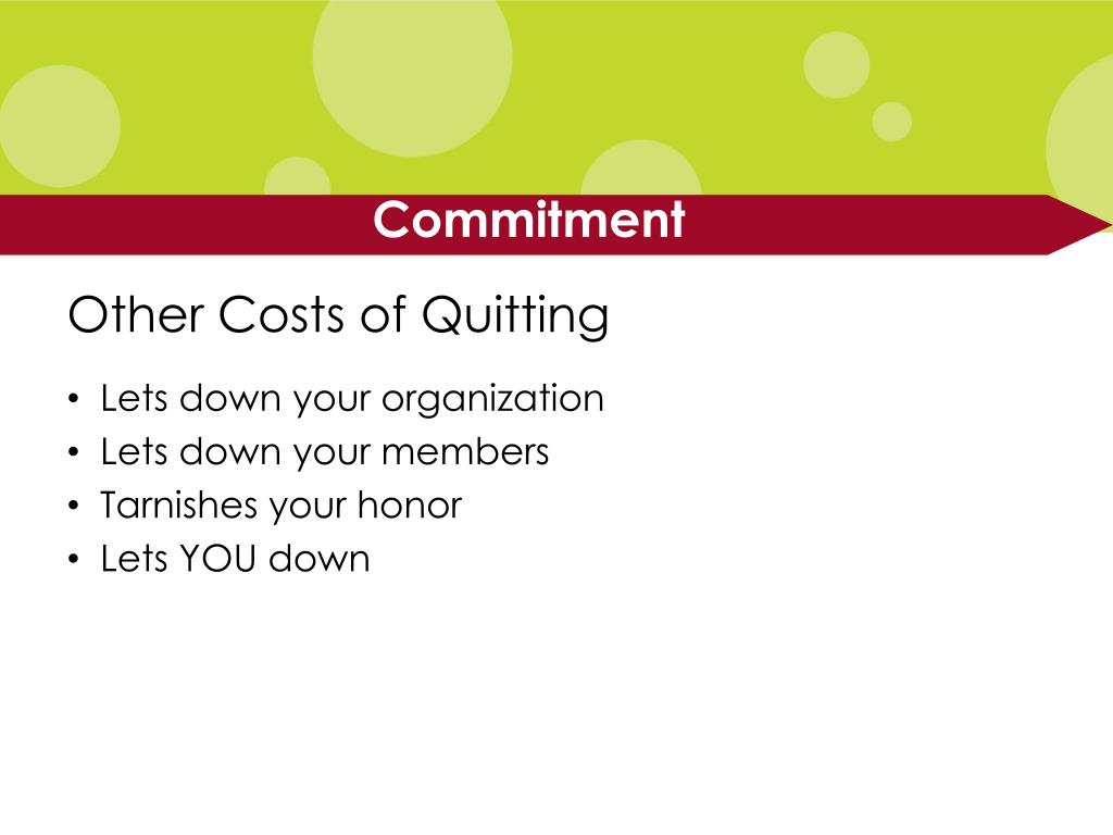 PPT Commitment PowerPoint Presentation, free download ID3041212