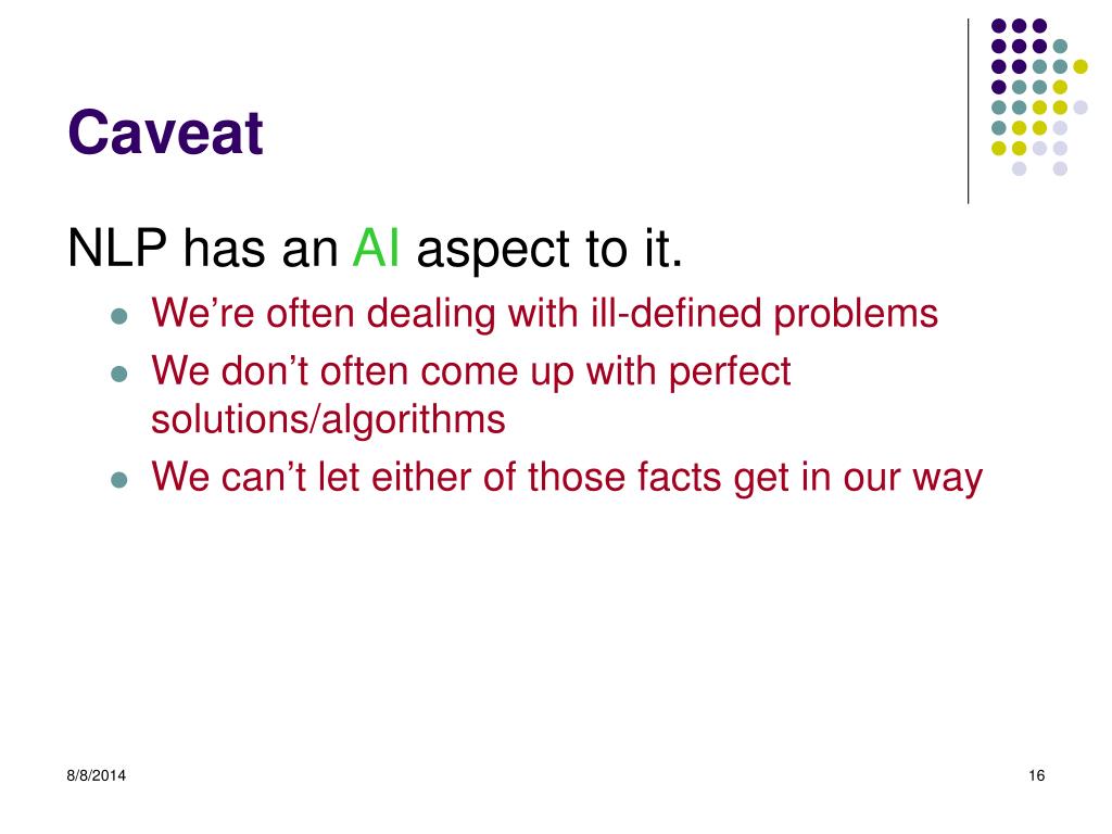 PPT Natural Language Processing PowerPoint Presentation