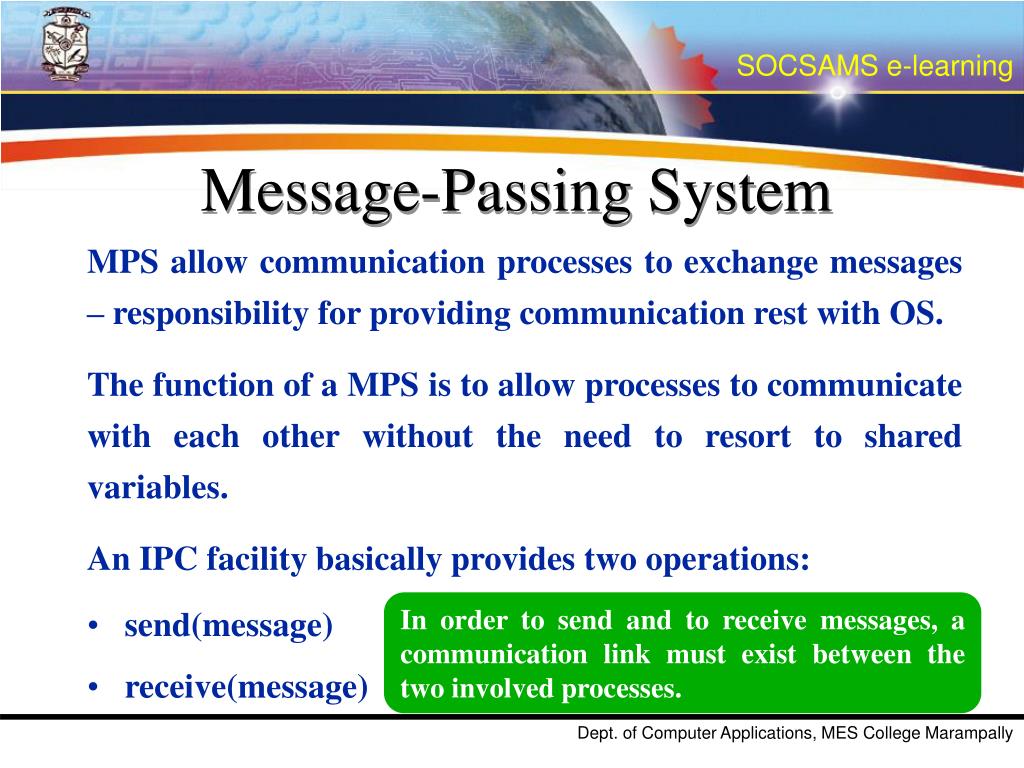 PPT INTERPROCESS COMMUNICATION AND SYNCHRONIZATION PowerPoint