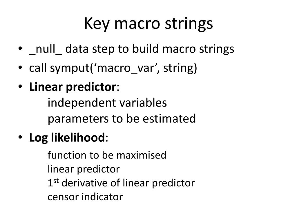 PPT Flexible Survival Modeling in SAS PowerPoint Presentation, free