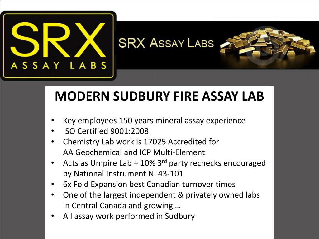 PPT MODERN SUDBURY FIRE ASSAY LAB Key employees 150 years mineral