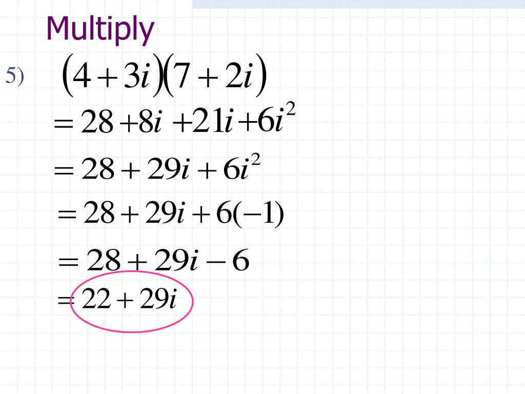 PPT Imaginary & Complex Numbers PowerPoint Presentation, free