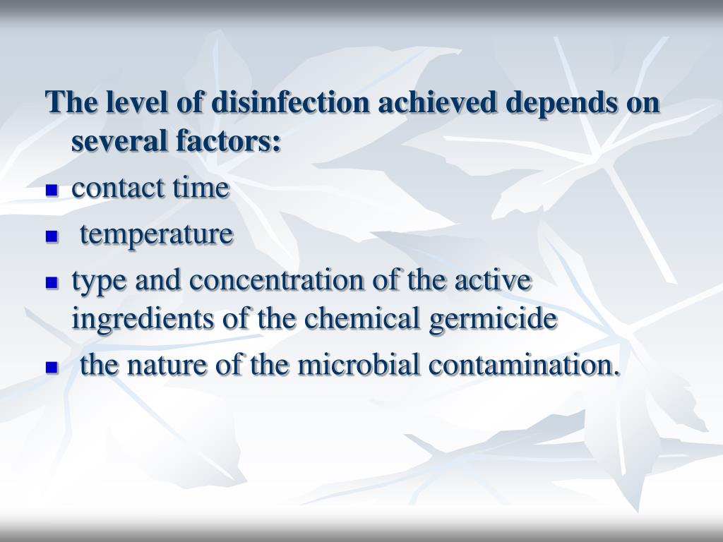 PPT Disinfection and Sterilization of PatientCare Equipment