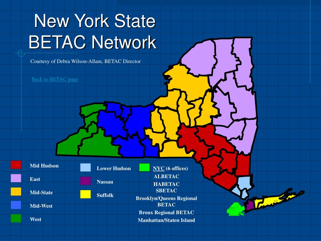 PPT New York State BETAC Network PowerPoint Presentation, free