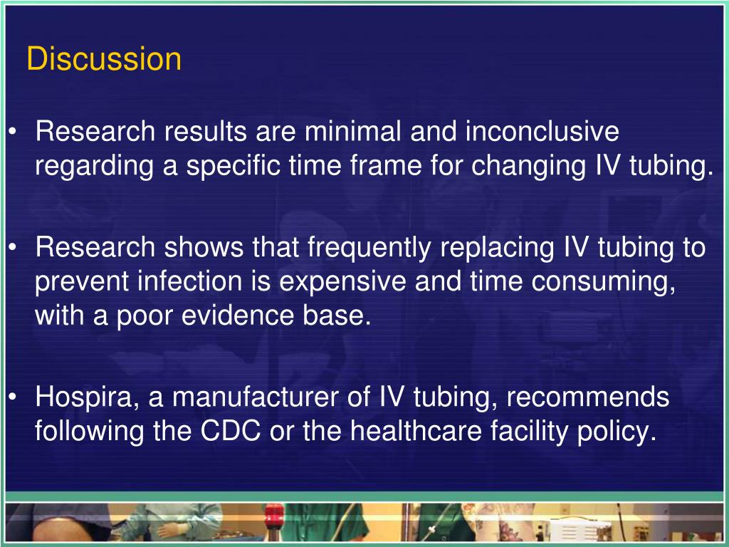 PPT Changing IV Tubing Saving Money Without Compromising Care