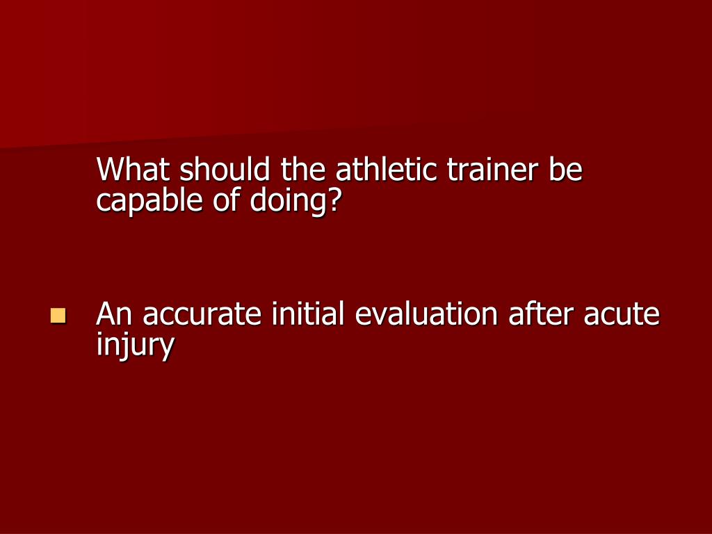 PPT Chapter 1 The Sports Medicine Team PowerPoint Presentation, free