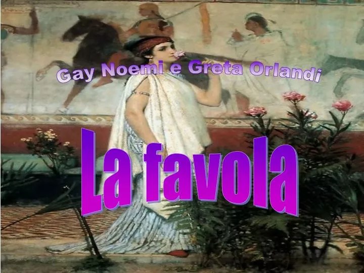 PPT La favola PowerPoint Presentation, free download ID3048571