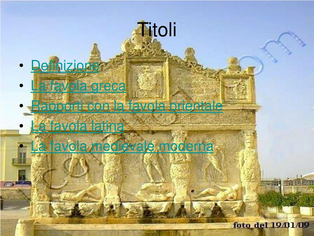 PPT La favola PowerPoint Presentation, free download ID3048571