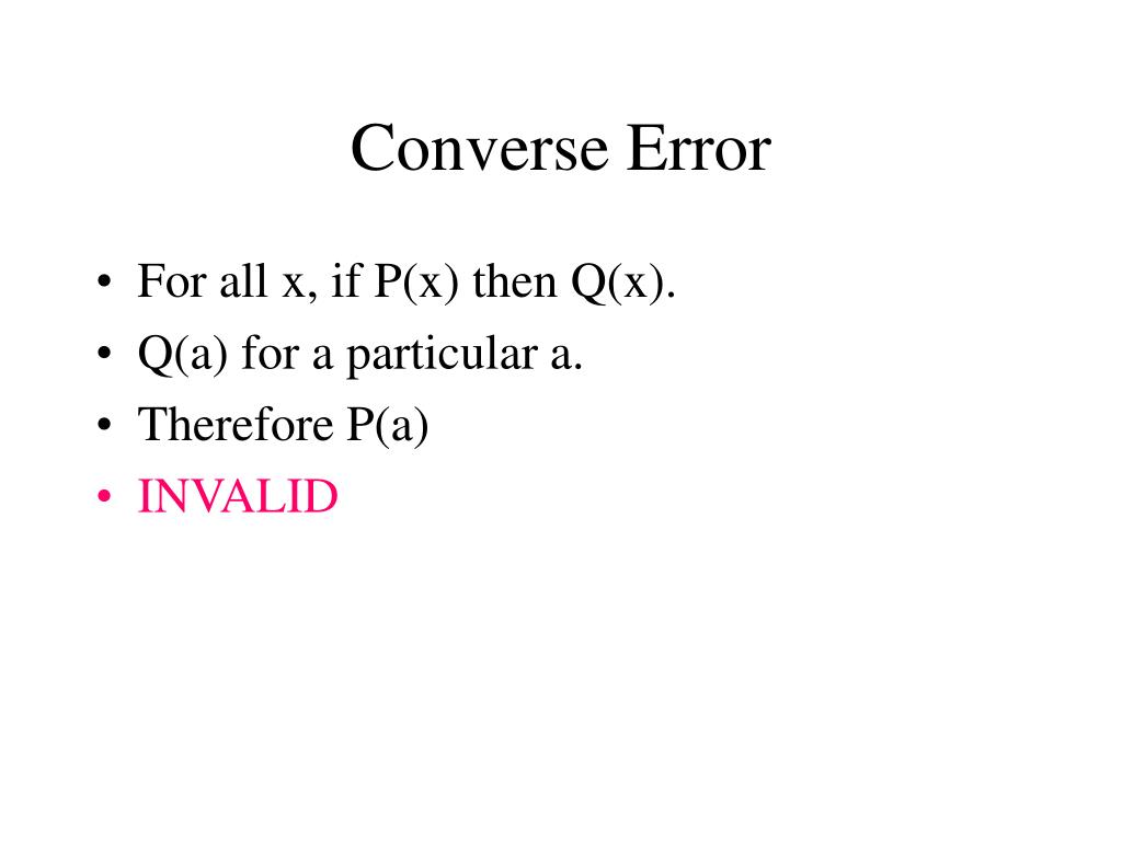 PPT Arguments with Quantified Statements PowerPoint Presentation