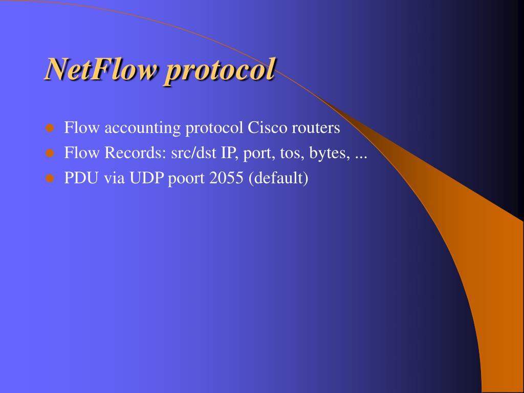 PPT Cisco NetFlow Accounting with FlowScan in Solaris PowerPoint
