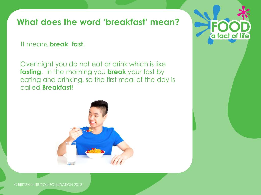 PPT Breakfast PowerPoint Presentation, free download ID3051112