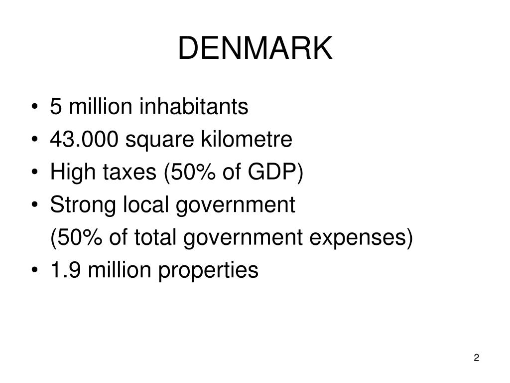 PPT DEVELOPMENT OF DANISH VALUATION SYSTEM PowerPoint Presentation