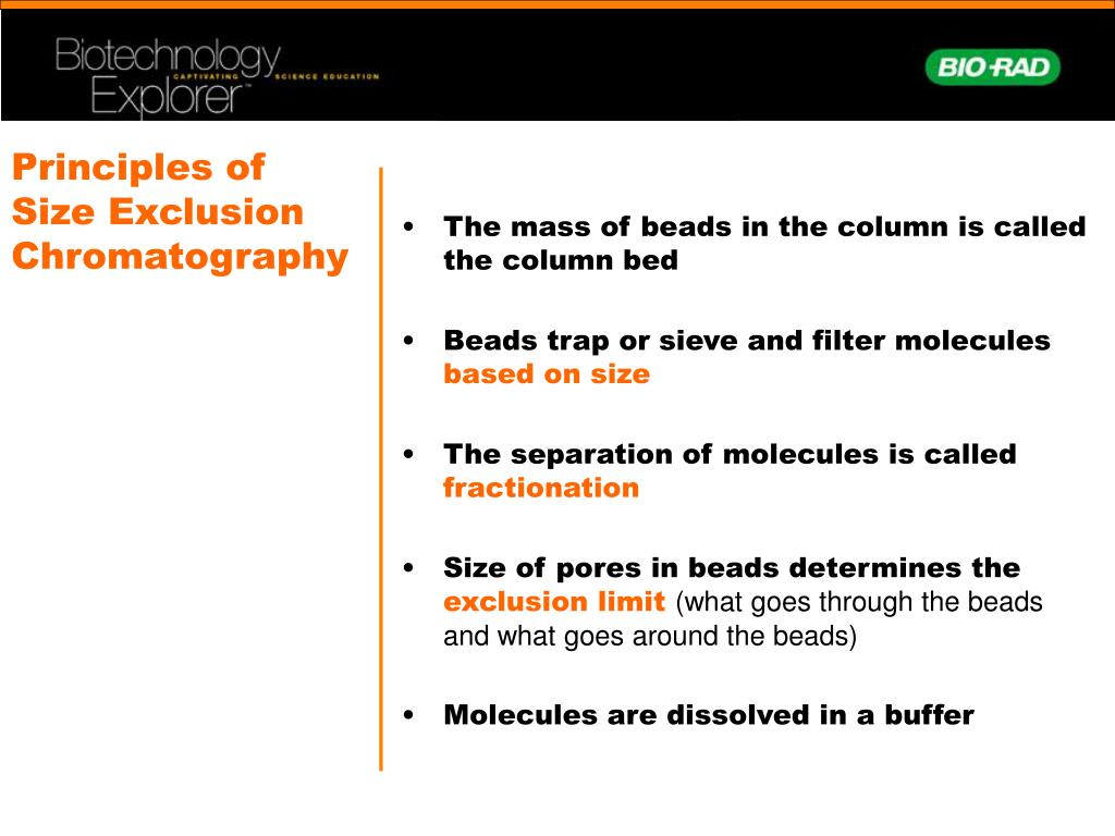 PPT Size Exclusion Chromatography PowerPoint Presentation, free