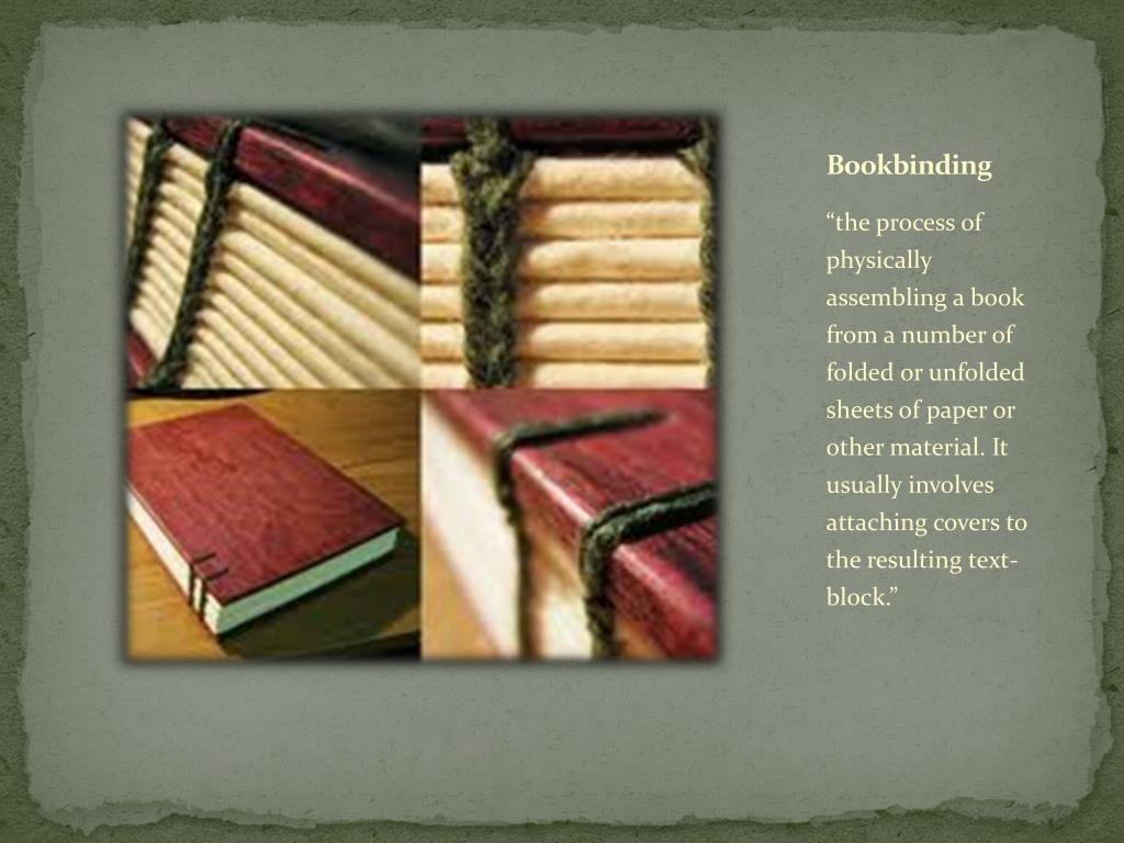 PPT Bookbinding PowerPoint Presentation, free download ID3055034