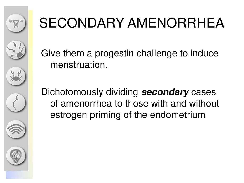 PPT APPROACH TO PATIENTS WITH AMENORRHEA PowerPoint Presentation, free download ID3055169
