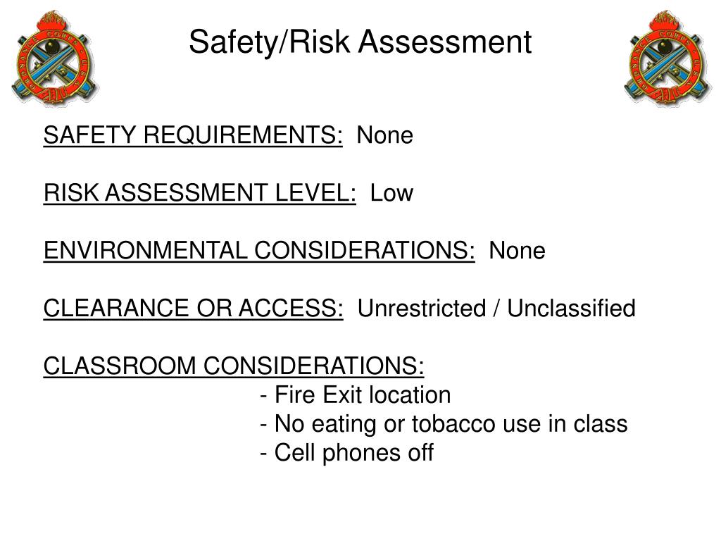 Army Risk Assessment Slide Hot Sex Picture