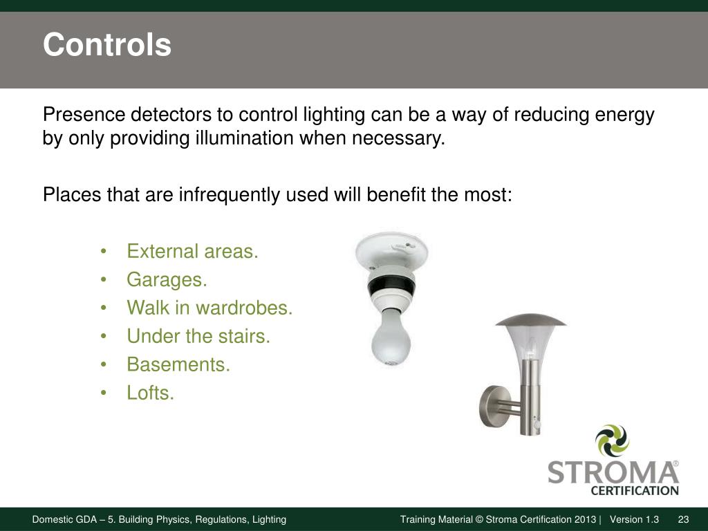 PPT Regulations Building Physics EnergyEfficient Lighting PowerPoint