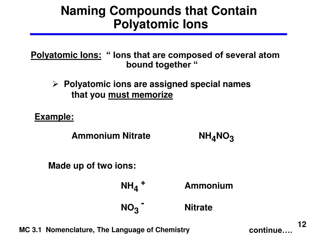 PPT Chemical Nomenclature PowerPoint Presentation, free download ID