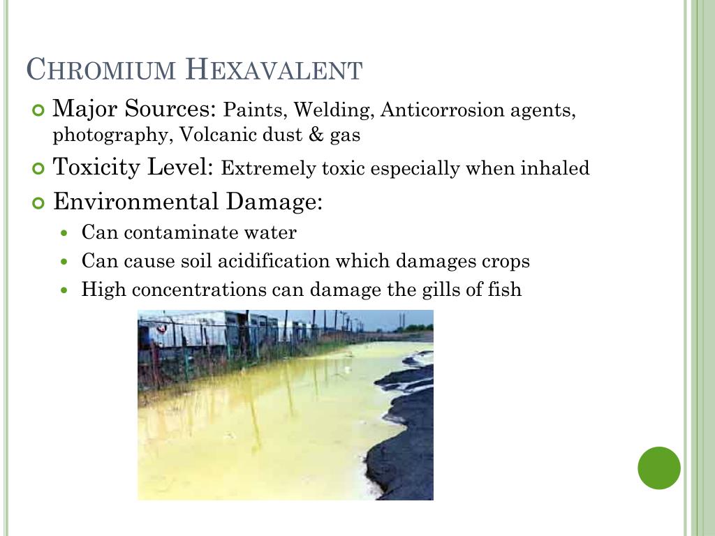 PPT Chromium, Hexavalent PowerPoint Presentation, free download ID3058905