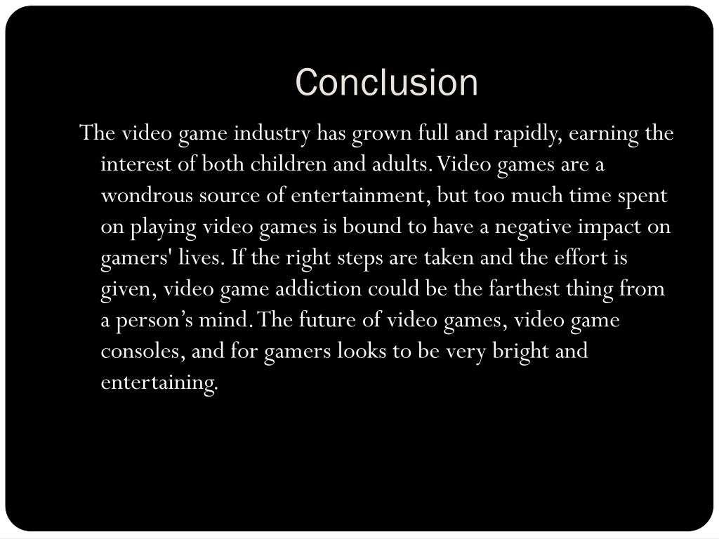 PPT Timeline of the Video Game Console/Social Impact of Video Games