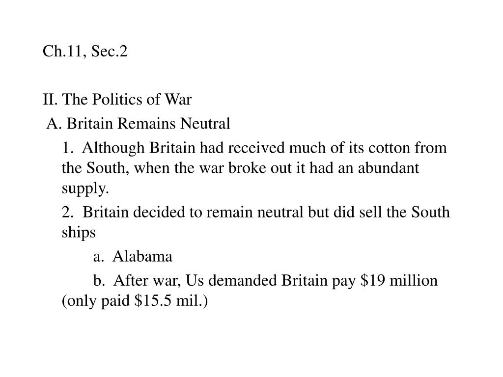 PPT Review Ch. 11 Section 2 for Quiz PowerPoint Presentation, free download ID3060875