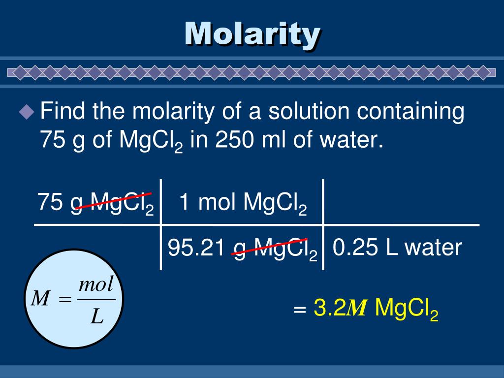 PPT Solubility, Concentrations, & Molarity PowerPoint Presentation