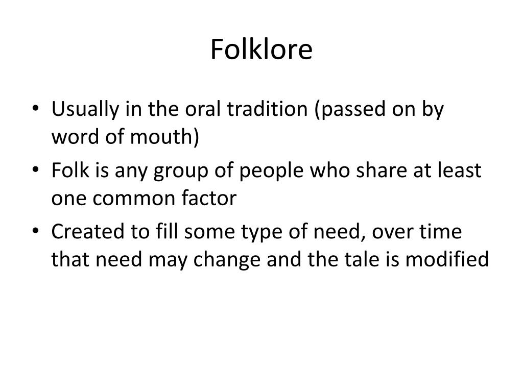PPT Fables, Folklore and Fairytales PowerPoint Presentation, free download ID3062725