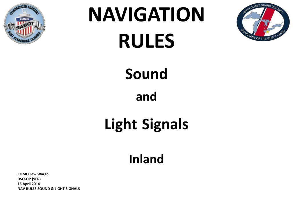 PPT NAVIGATION RULES PowerPoint Presentation, free download ID3062893
