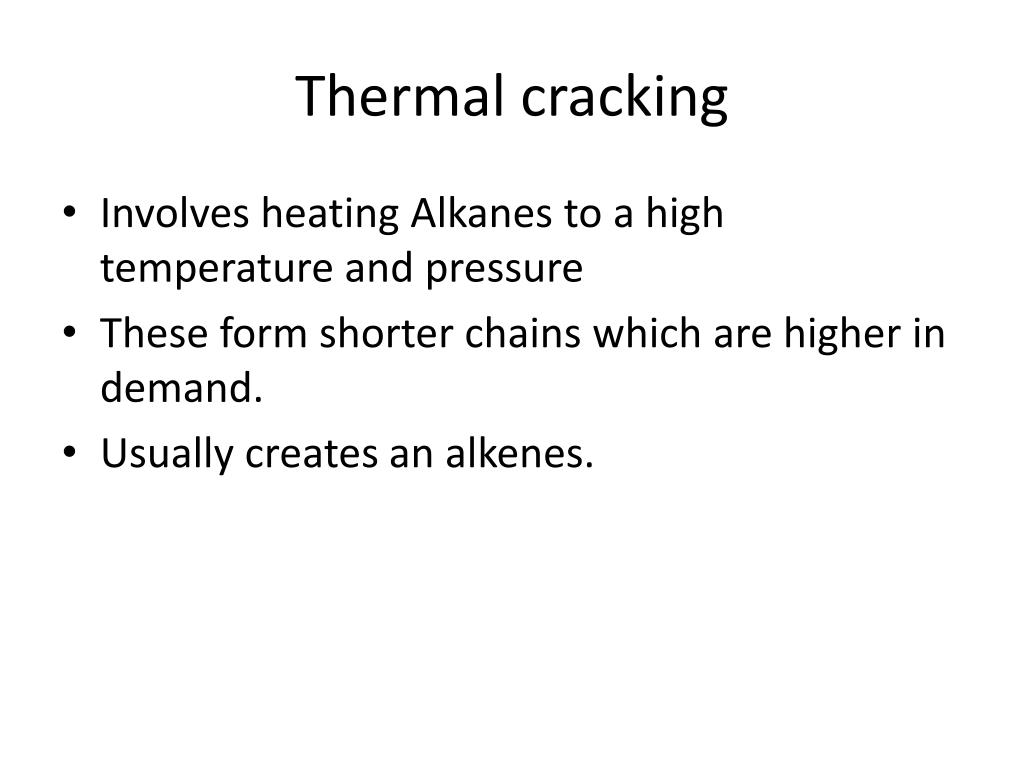 PPT Fractional distillation, Industrial cracking and catalytic cracking. PowerPoint