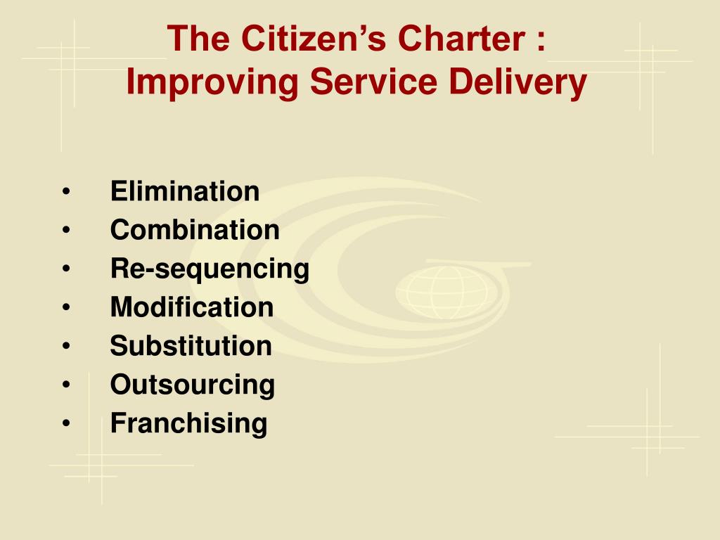 PPT CITIZEN’S CHARTER PowerPoint Presentation, free download ID3063078