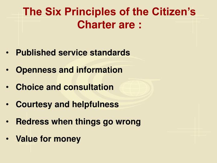 PPT CITIZEN’S CHARTER PowerPoint Presentation ID3063078